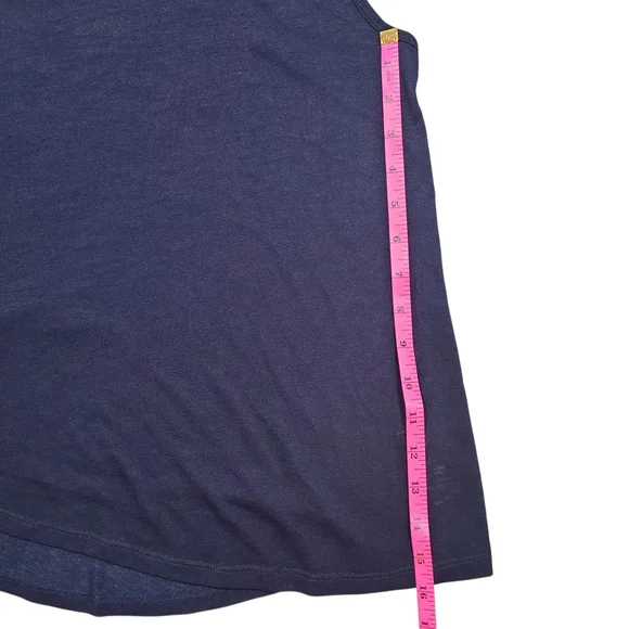 Athleta Breezy High Neck Tank Navy | Women’s Small | Lightweight Racerback Top - Picture 7 of 9